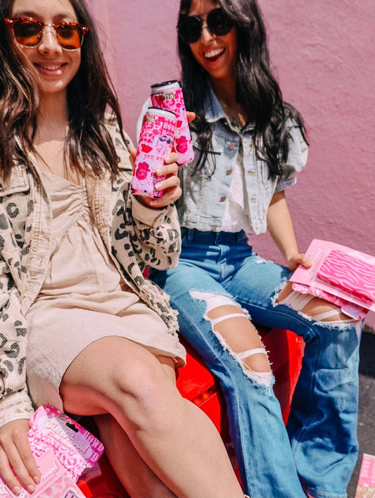 Collage Cutie Tall Coozie Duo π