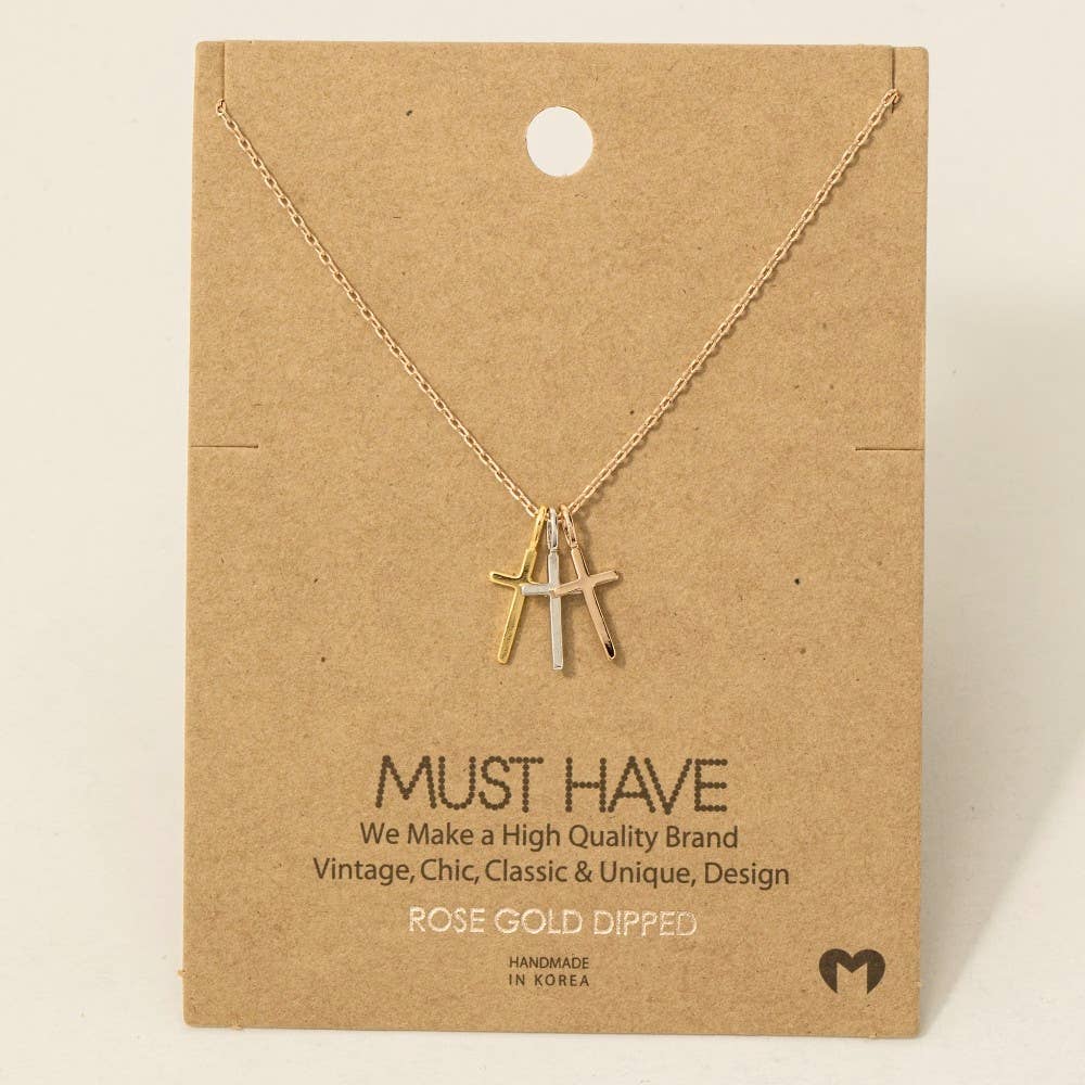 💕 Faith in Three Necklace