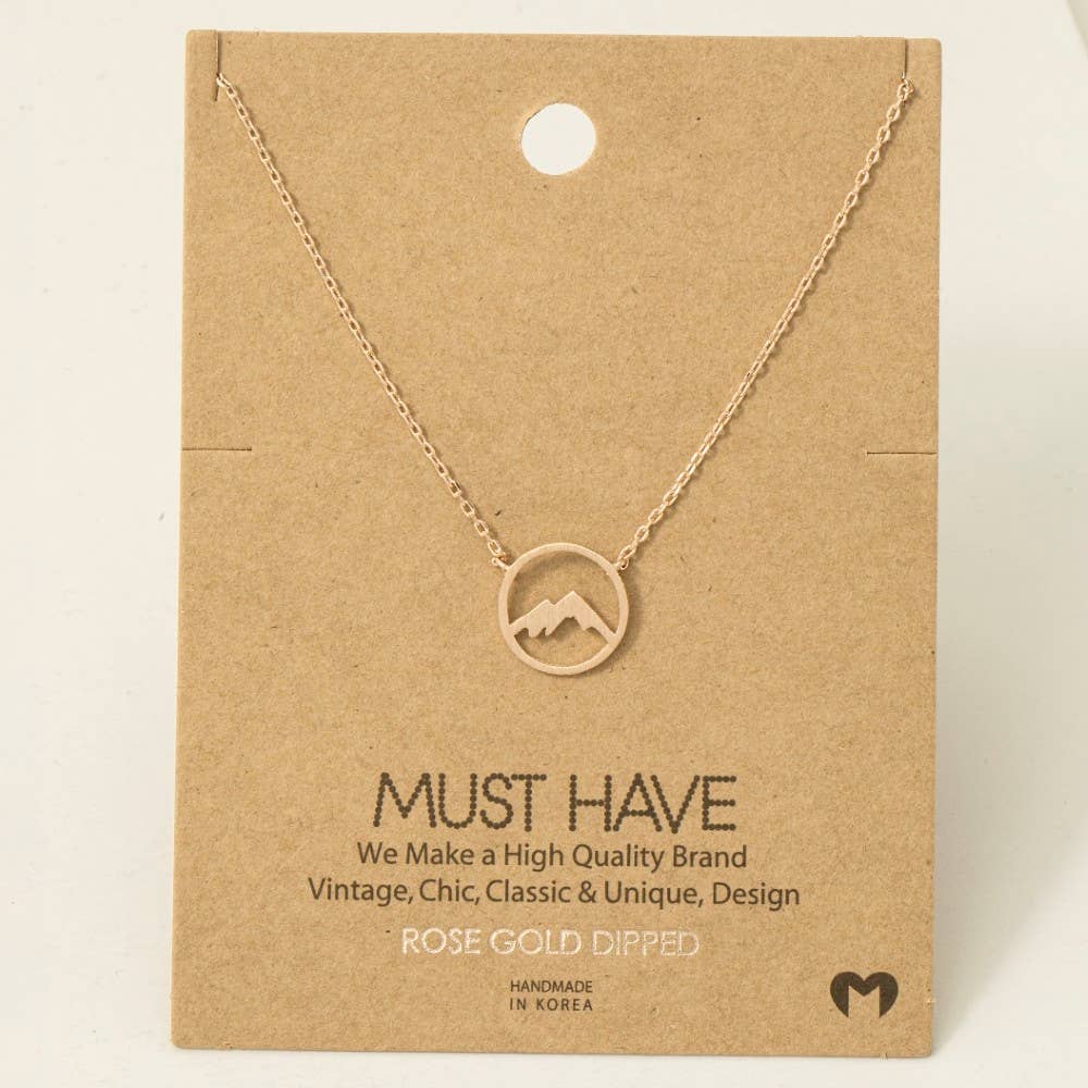 Mountain Range Charm Necklace 🤍🏔️