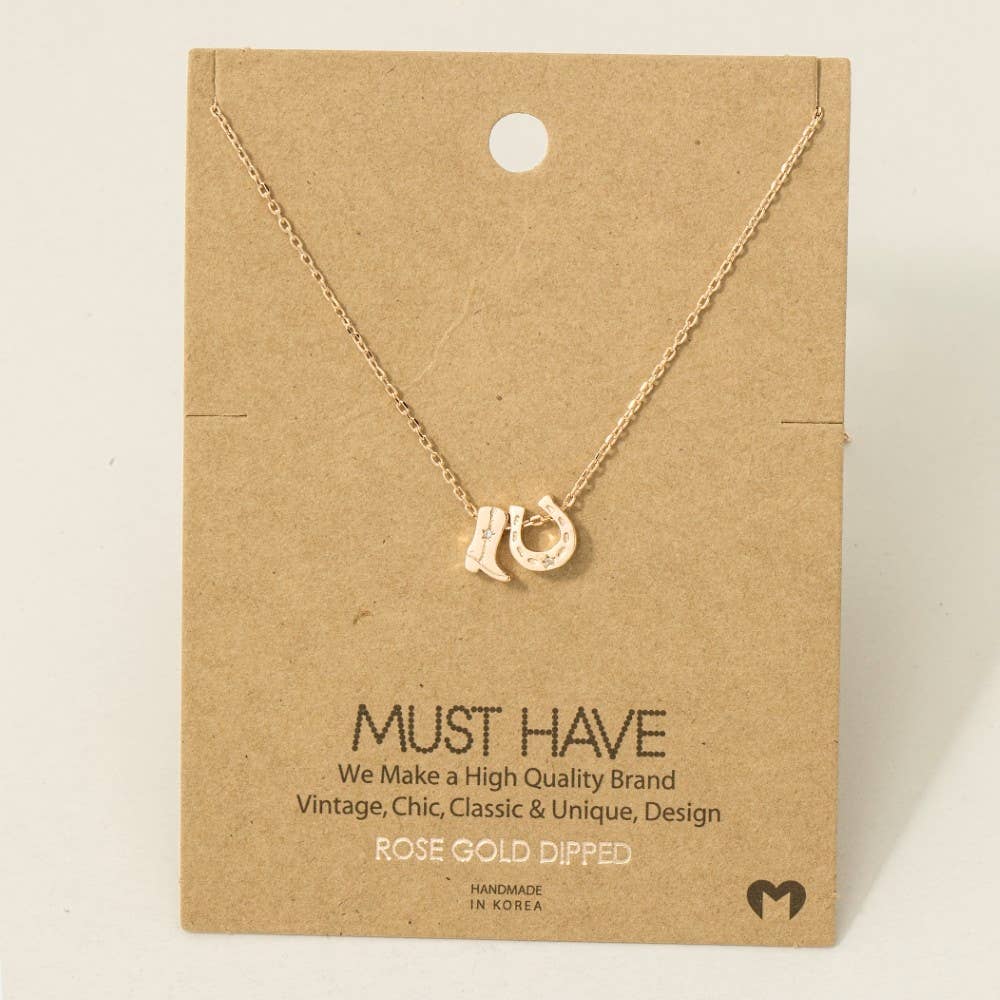 Western Luck Necklace 🤍🤠