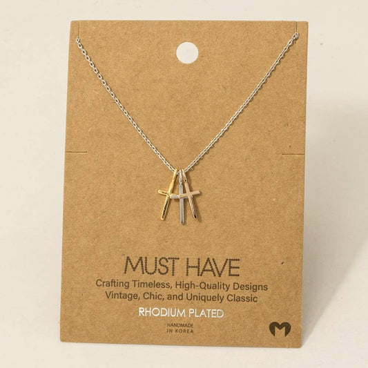 💕 Faith in Three Necklace