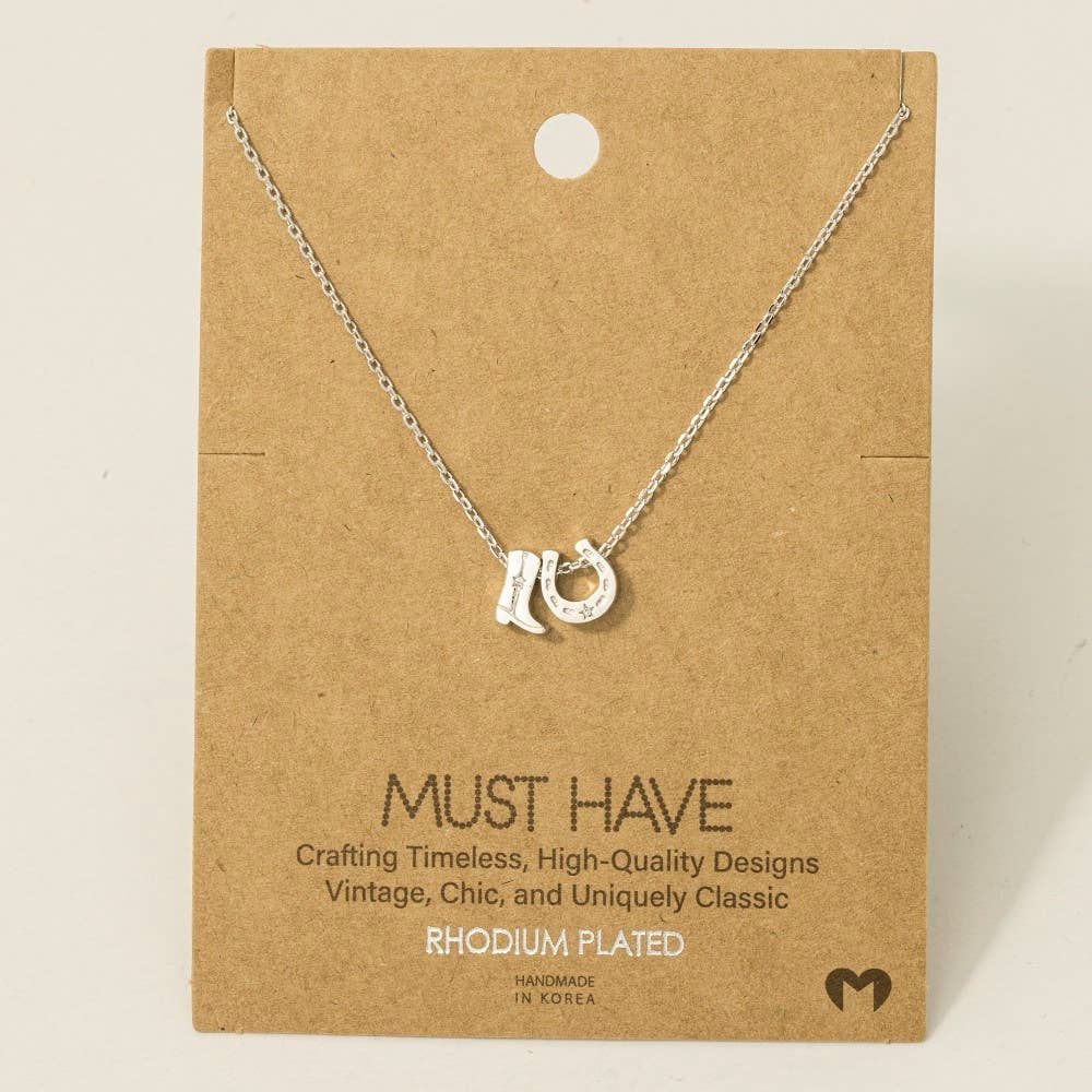 Western Luck Necklace 🤍🤠