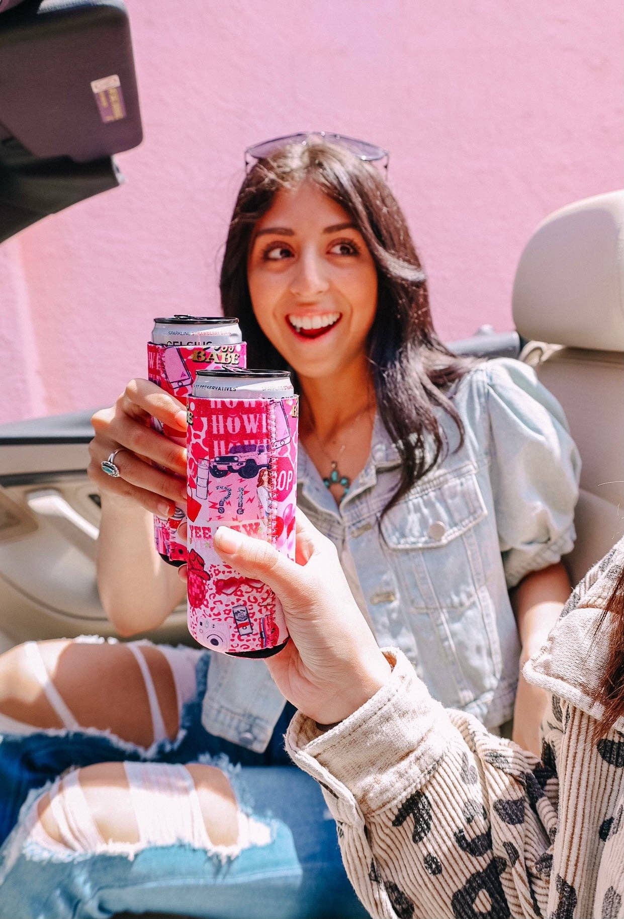 Collage Cutie Tall Coozie Duo 💖