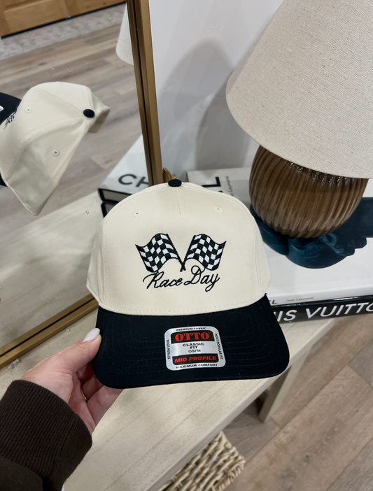 Speedway Sweetheart Hat 🏁🤍