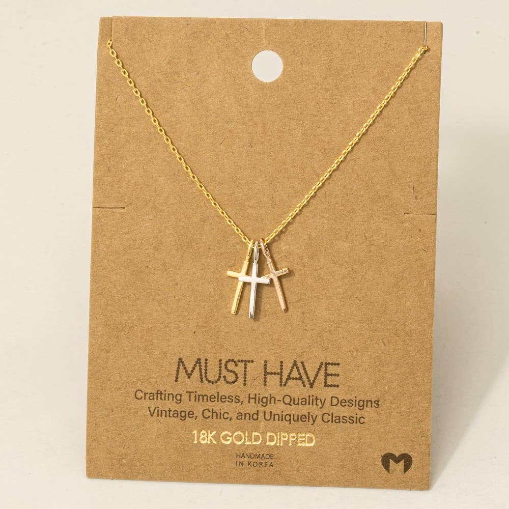 💕 Faith in Three Necklace