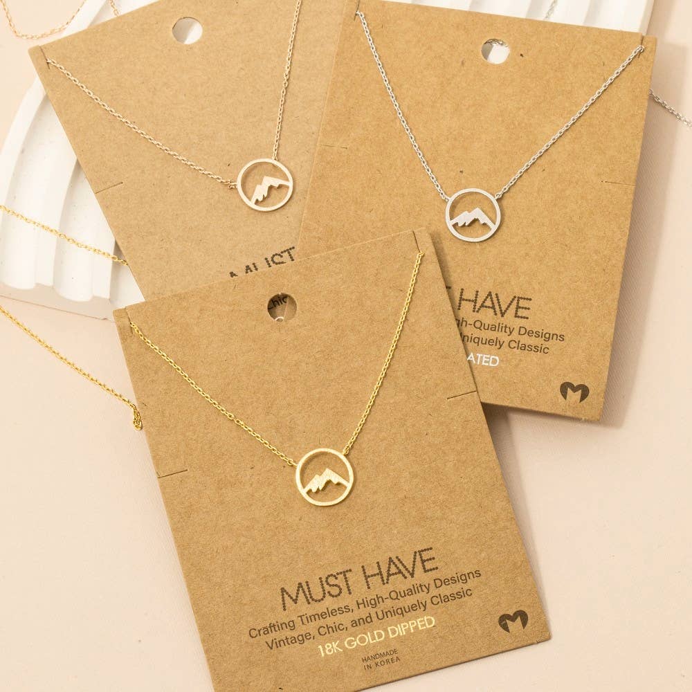 Mountain Range Charm Necklace 🤍🏔️