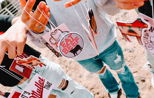 Eat Beef Cowboy Air Freshener 🌵