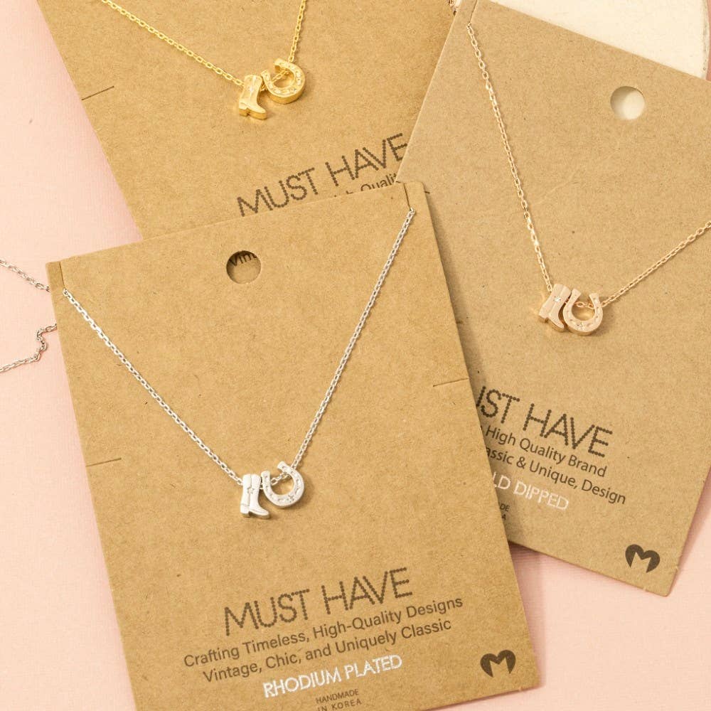 Western Luck Necklace 🤍🤠