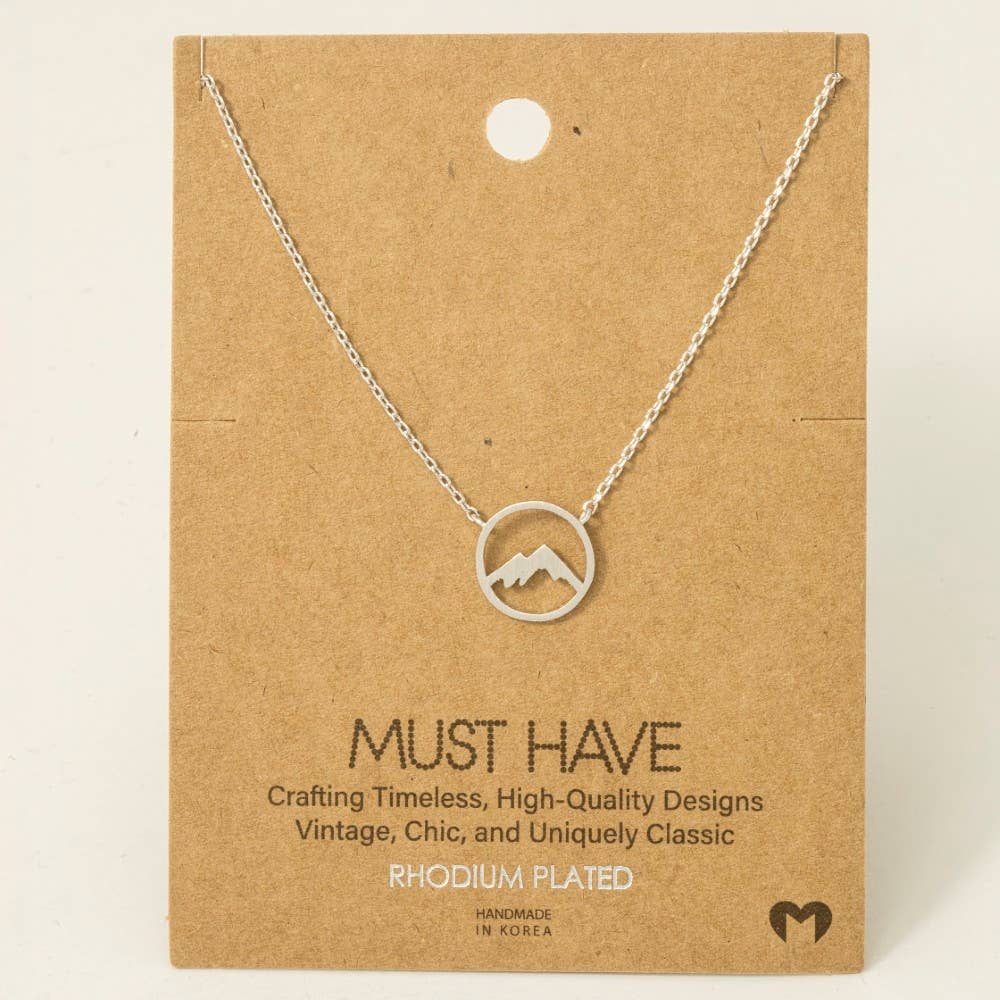 Mountain Range Charm Necklace 🤍🏔️