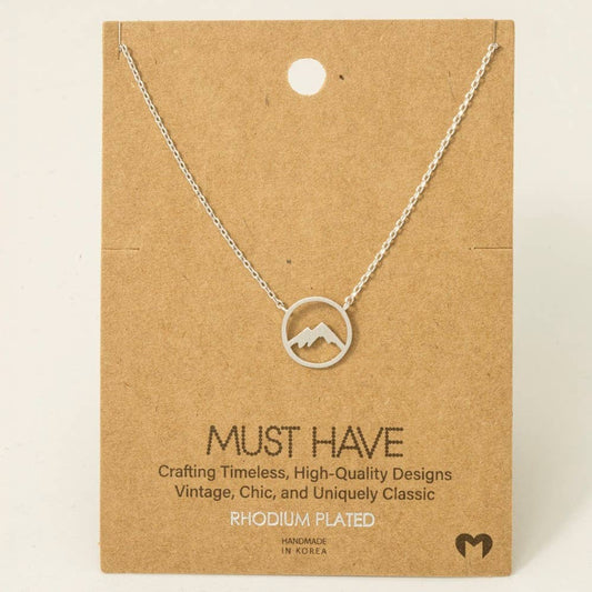 Mountain Range Charm Necklace 🤍🏔️