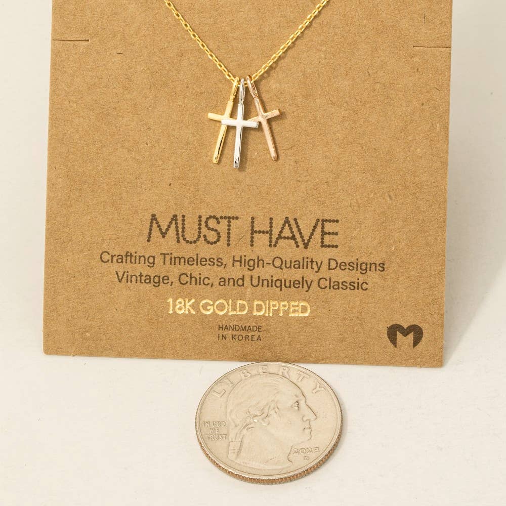 💕 Faith in Three Necklace