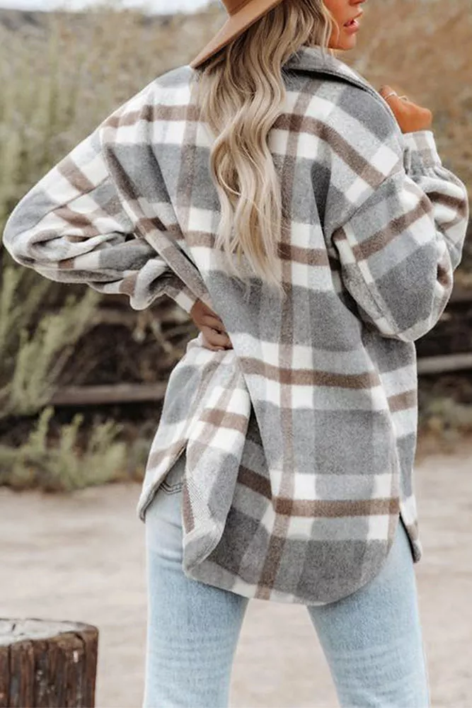 Cozy Plaid Shacket 🍂