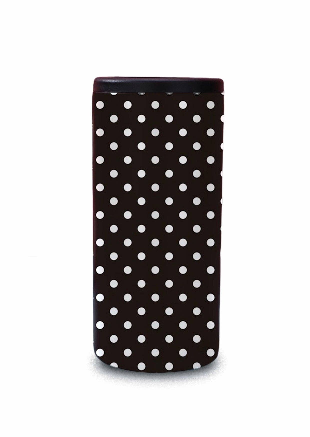 Polka Dot Chill Can Cooler 🤍