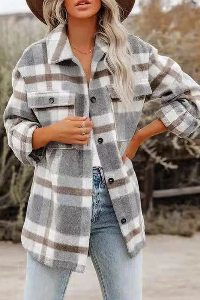 Cozy Plaid Shacket 🍂