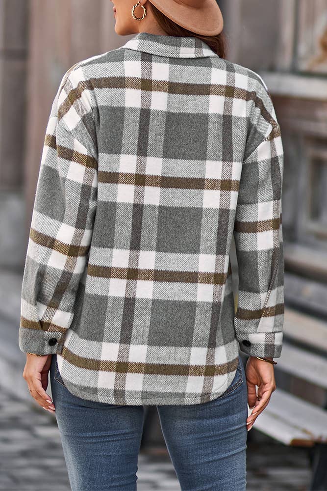 Cozy Plaid Shacket 🍂