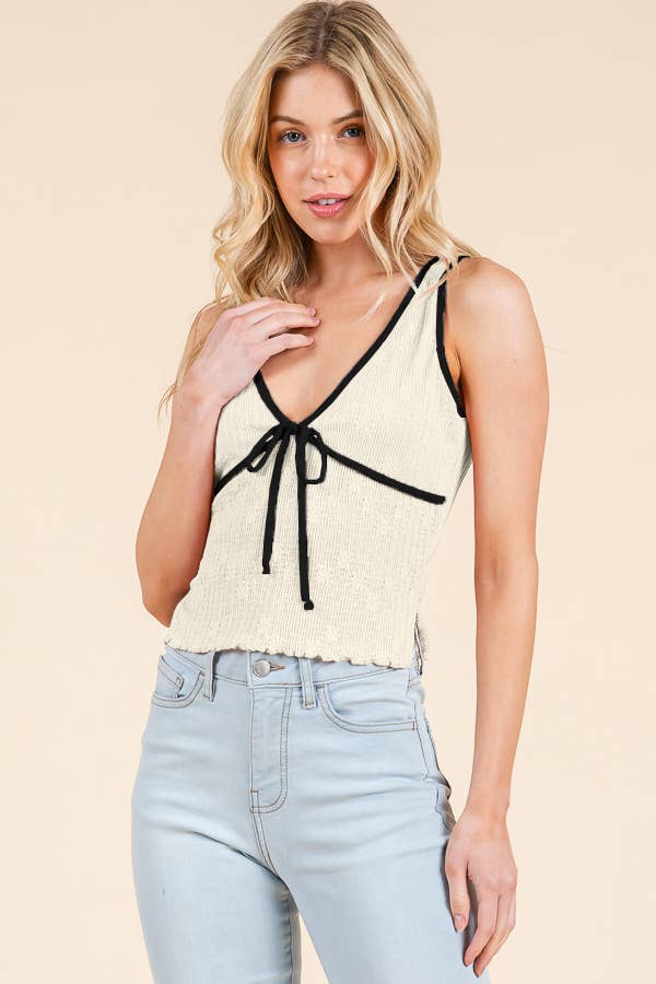 Darling Bow Merrow Tank 💖
