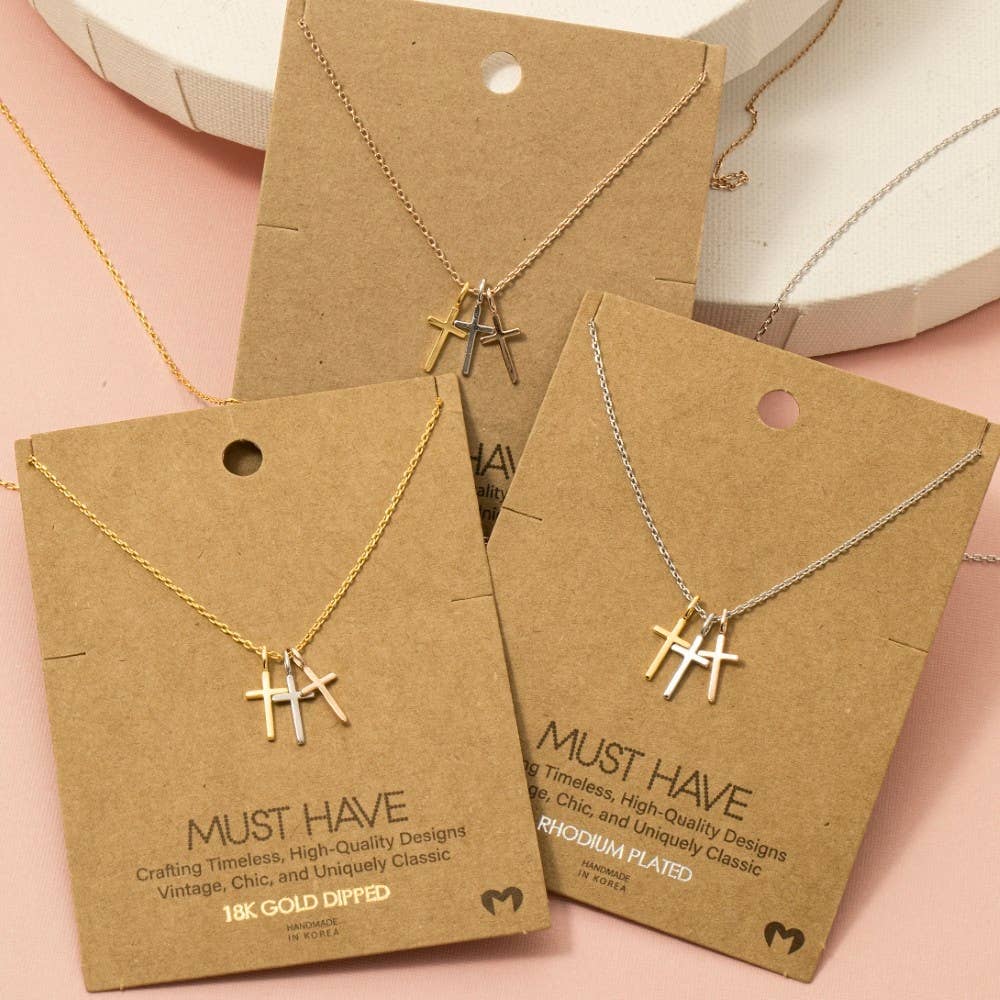 💕 Faith in Three Necklace